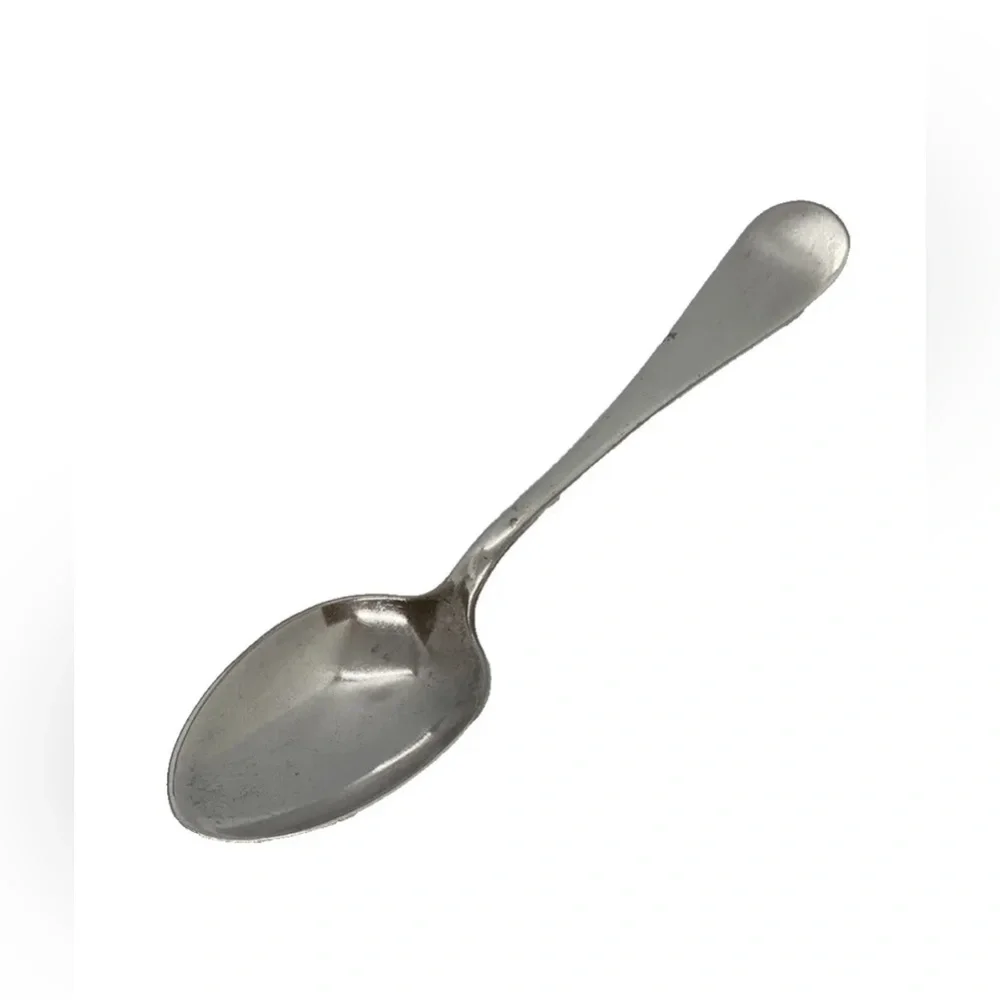 1850 Rogers & Bro 6” Silver Plate Teaspoon Windsor Pattern No Monogram Antique